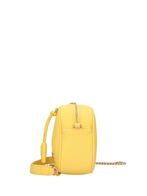 Eco-leather bag LA CARRIE | BOX LOGO SHOULDER BAGGIALLO